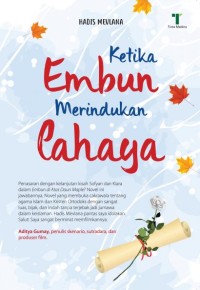 Ketika Embun meridukan Cahaya