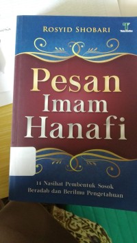 Pesan Imam Hanafi